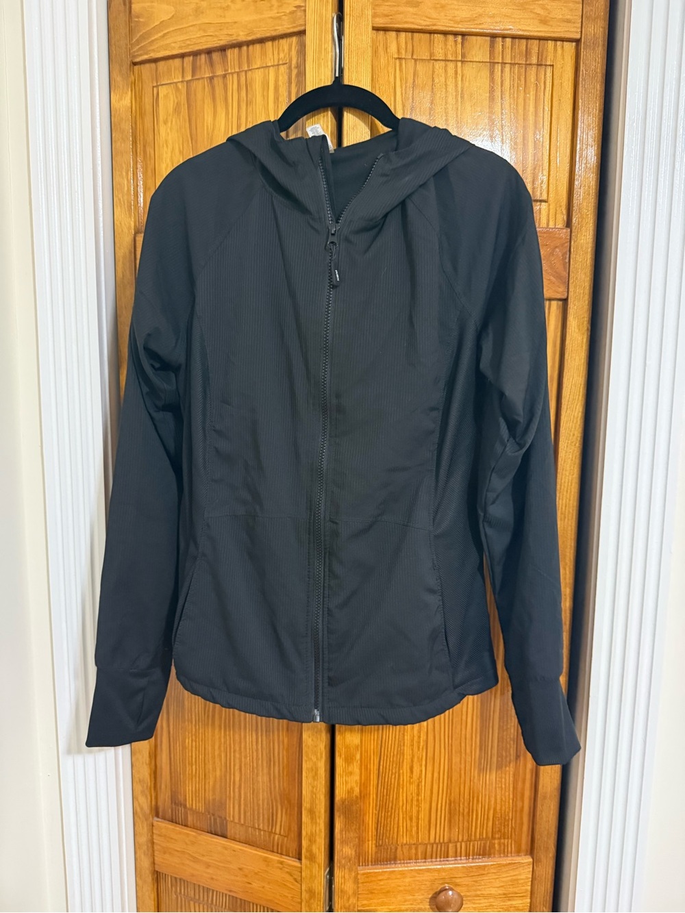 RBX Women's Black Hooded Lightweight Jacket